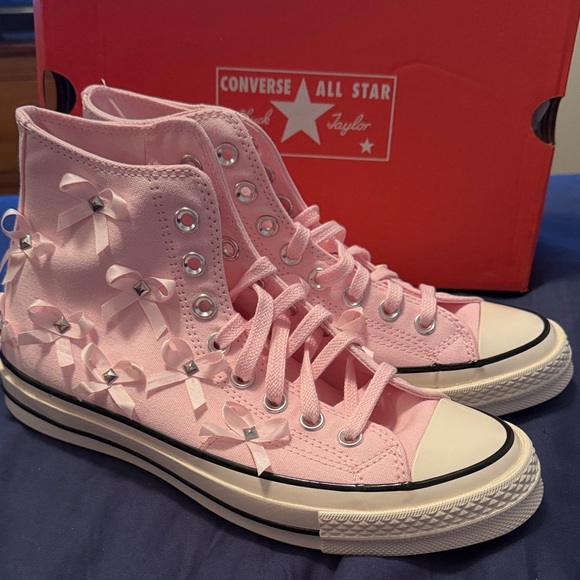 Converse Shoes - Chuck 70 Bows & Studs High-Top Sneakers ✨New✨